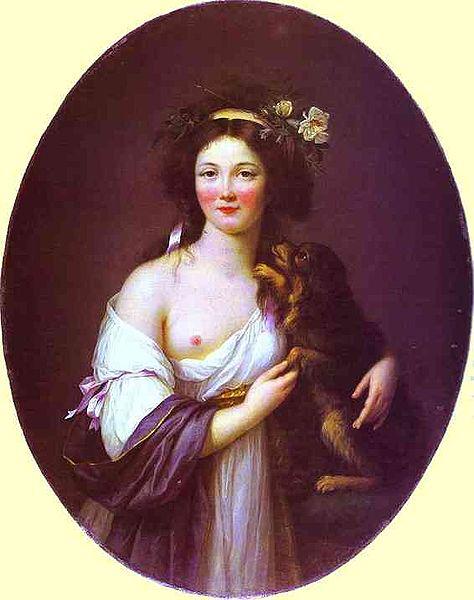 elisabeth vigee-lebrun Portrait of Mme D'Aguesseau. Germany oil painting art